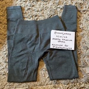 Alphalete Amplify Titanium Leggings Size Small